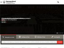 Tablet Screenshot of banrepcultural.org